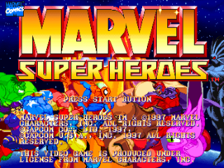 Marvel Super Heroes screenshot 4 for Playstation